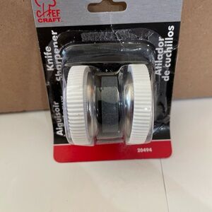 Chef Craft Roller Style Knife Sharpener, Rolling Blade Sharpening Tool